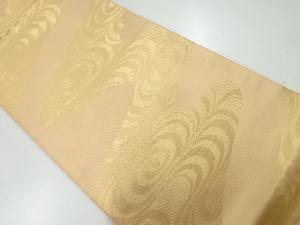 観世水模様織出し袋帯